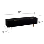 Pilston 4 ante Media Console - Nero - SEI