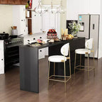 Famapy Credenza a buffet intelligente girevole/allungabile con 6 cassetti, piano d'appoggio esteso, tappetino antiscivolo, tavolo da pranzo rotante, isola cucina/dispensa