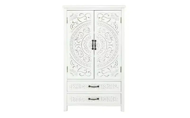 GDFStudio Duarte Madia Contenitore Transizionale 68 cm con 2 Ante e 2 Cassetti