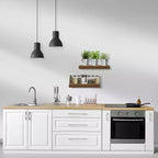 Sorbus Confezione da 2 Mensole Fluttuanti Rettangolari da 40 cm – per l'Arredamento della Casa per Esporre Trofei, Libri, Cornici e Altro Ancora