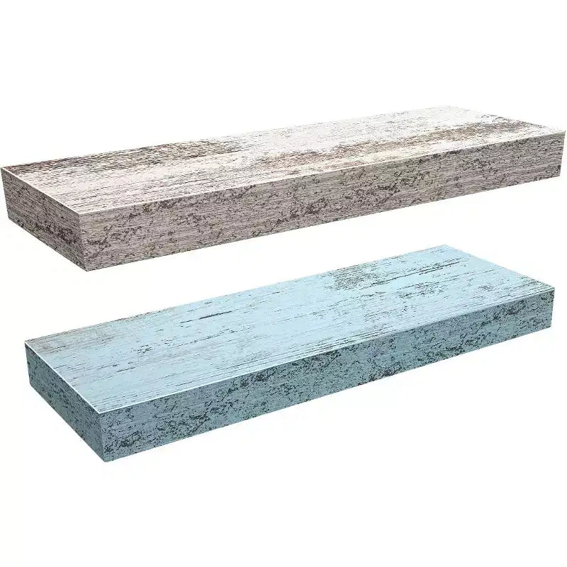 Sorbus Confezione da 2 Mensole Fluttuanti Rettangolari da 40 cm – per l'Arredamento della Casa per Esporre Trofei, Libri, Cornici e Altro Ancora