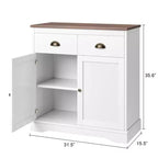 Mobile da cucina a 2 ante e 2 cassetti, per cucina, sala da pranzo, soggiorno,
