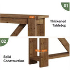 Tavolo Consolle Lantine a 2 Livelli in Legno Massello, Tavolo da Ingresso Extra Lungo da 180 cm, Tavolo da Divano Dietro al Divano per Soggiorno, Corridoio, Atrio