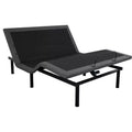 Adjustable Bed Frame with Massage Function - Electric Bed Base, LED Under-Bed Night Light, Zero-./Anti-Snoring/Memory Presets