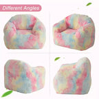 Pouf a Sacco per Adulti, Poltrona Lounge in Peluche con Pelliccia Sintetica e Memory Foam, Poltrona a Sacco Ergonomica, Poltrona a Sacco Accogliente e Morbida, per Dormitorio, Soggiorno