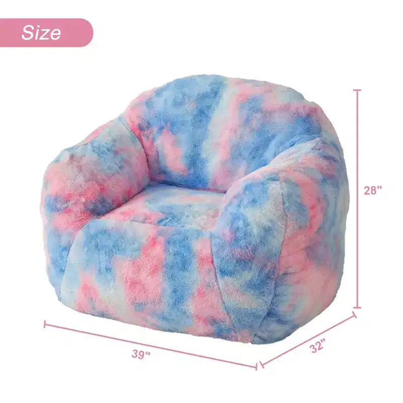 Pouf a Sacco per Adulti, Poltrona Lounge in Peluche con Pelliccia Sintetica e Memory Foam, Poltrona a Sacco Ergonomica, Poltrona a Sacco Accogliente e Morbida, per Dormitorio, Soggiorno