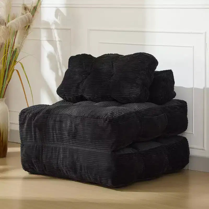 COZONY Divano Letto Pieghevole 3-in-1 con Cuscino, Poltrona Letto Trasformabile 34", Materasso Portatile Senza Struttura con Supporto Lombare, Nessun Montaggio Richiesto
