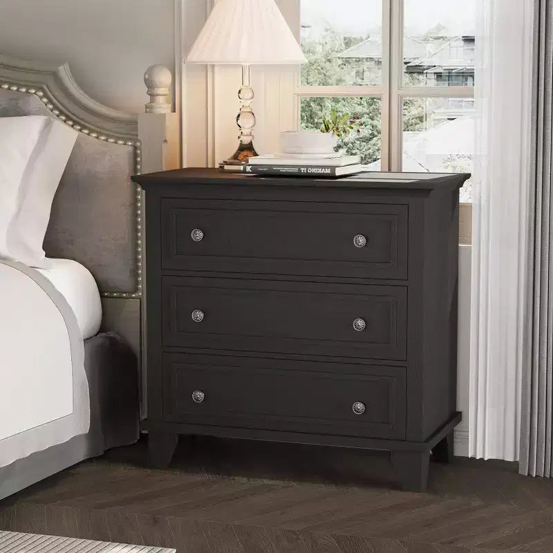 GustoWave Comò a 3/6/7 Cassetti, Mobile Contenitore in Legno con Raffinate Maniglie in Metallo, Comò dal Design Moderno per Camera da Letto, Soggiorno, Ingresso