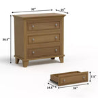 GustoWave Comò a 3/6/7 Cassetti, Mobile Contenitore in Legno con Raffinate Maniglie in Metallo, Comò dal Design Moderno per Camera da Letto, Soggiorno, Ingresso