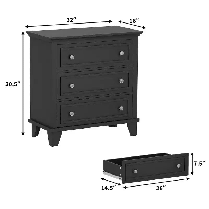 GustoWave Comò a 3/6/7 Cassetti, Mobile Contenitore in Legno con Raffinate Maniglie in Metallo, Comò dal Design Moderno per Camera da Letto, Soggiorno, Ingresso