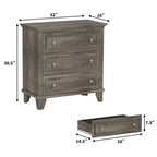 GustoWave Comò a 3/6/7 Cassetti, Mobile Contenitore in Legno con Raffinate Maniglie in Metallo, Comò dal Design Moderno per Camera da Letto, Soggiorno, Ingresso
