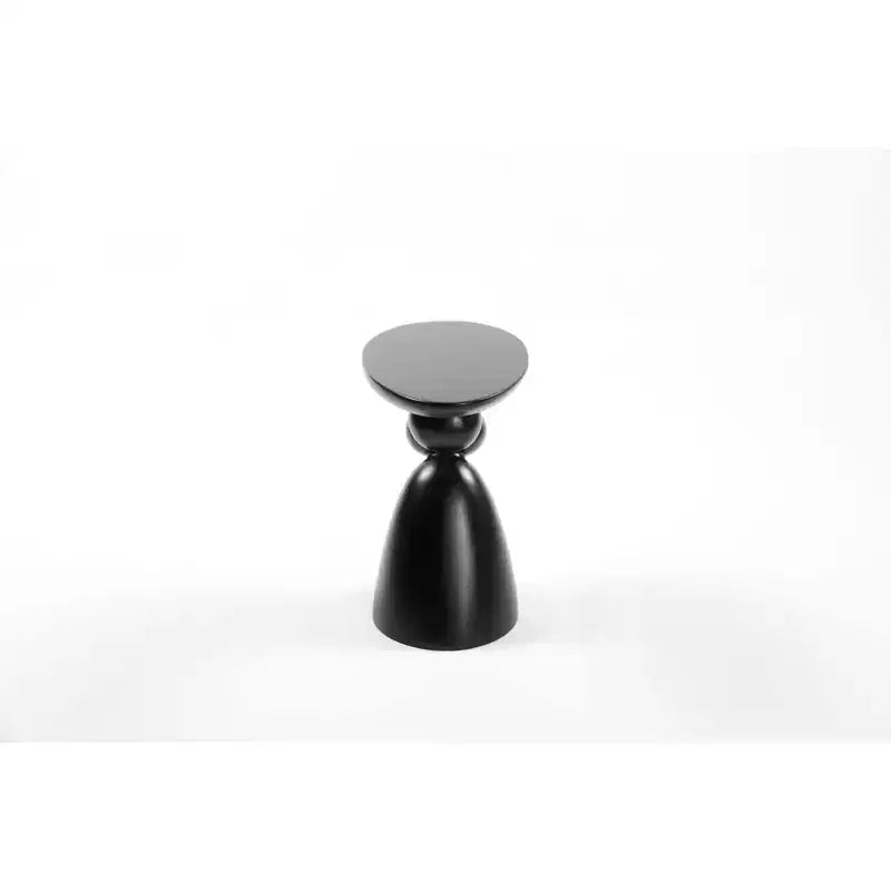 Okak Tavolino Decorativo Elegante, Tavolino da Divano in Fibra di Vetro con Piedistallo, Tavolino Decorativo per Soggiorno, Camera da Letto, Camera degli Ospiti