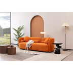 Okak Tavolino Decorativo Elegante, Tavolino da Divano in Fibra di Vetro con Piedistallo, Tavolino Decorativo per Soggiorno, Camera da Letto, Camera degli Ospiti