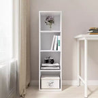 Libreria Etagere a 4 Ripiani in Legno Homez da 41,81 Pollici di Altezza