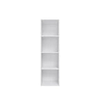 Libreria Etagere a 4 Ripiani in Legno Homez da 41,81 Pollici di Altezza