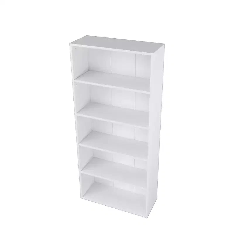 Libreria etagere Homez in legno da 134 cm con 5 ripiani regolabili