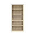 Homez 52.83 in. Tall Wood 5-Shelf Etagere Bookcase with Adjustable Shelves