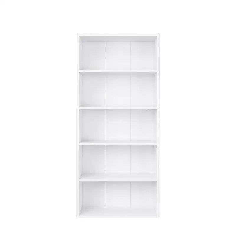 Libreria etagere Homez in legno da 134 cm con 5 ripiani regolabili