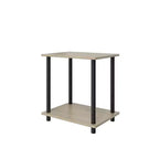 Scaffale domestico in legno a 2 ripiani Homez (38 cm L x 40,3 cm A x 28 cm P)