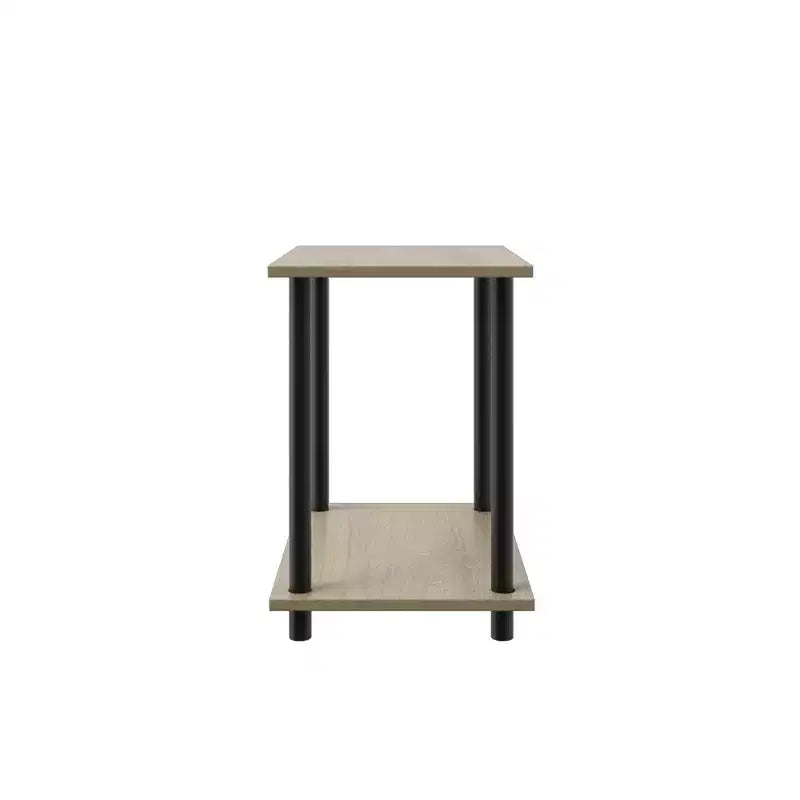 Scaffale domestico in legno a 2 ripiani Homez (38 cm L x 40,3 cm A x 28 cm P)