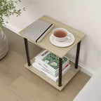 Scaffale domestico in legno a 2 ripiani Homez (38 cm L x 40,3 cm A x 28 cm P)