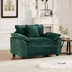 CLIHOME Cloud Sofa - Poltrona singola, divano componibile moderno, comodo cuscino imbottito a doppio strato, tessuto ciniglia traspirante