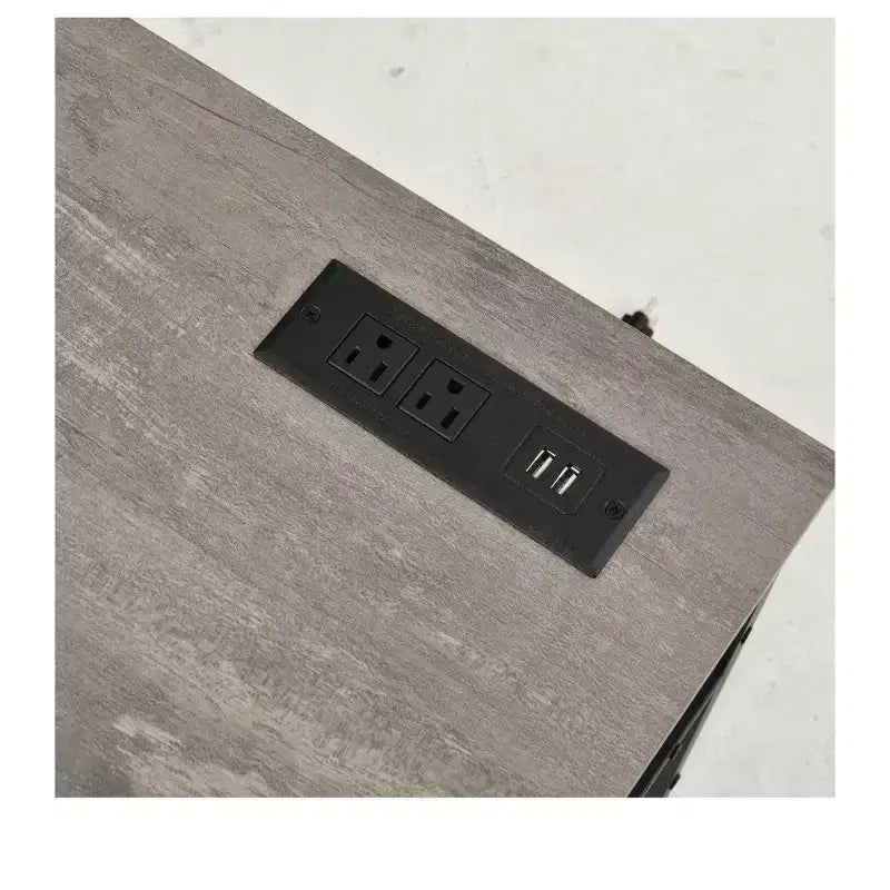 Supporti per TV LED per televisori da 65 pollici, mobile TV con librerie a 4 ripiani e prese di corrente, mobiletto console TV per soggiorno