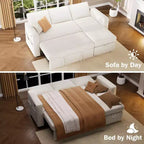 Divano letto angolare a L Dyonery 81, divano sezionale in ciniglia con letto estraibile, schienale reclinabile, chaise longue con contenitore, porte USB