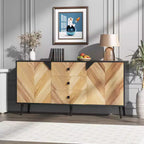Mobile buffet in legno con finitura contenitore, mobiletto indipendente, per sala da pranzo, ingresso,