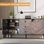 Mobile buffet in legno con finitura contenitore, mobiletto indipendente, per sala da pranzo, ingresso,