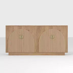 Acekool 63 Mobile Contenitore Moderno da Cucina con Ante ad Arco, Credenza Consolle per Sala da Pranzo