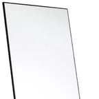 Specchio a figura intera HomeRoots 63" nero con cornice in metallo, autoportante o da parete