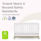 Delta Children Lettino Jade 4-in-1 trasformabile in Divano Letto