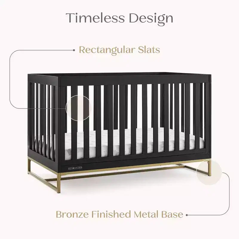 Delta Children Lettino Jade 4-in-1 trasformabile in Divano Letto