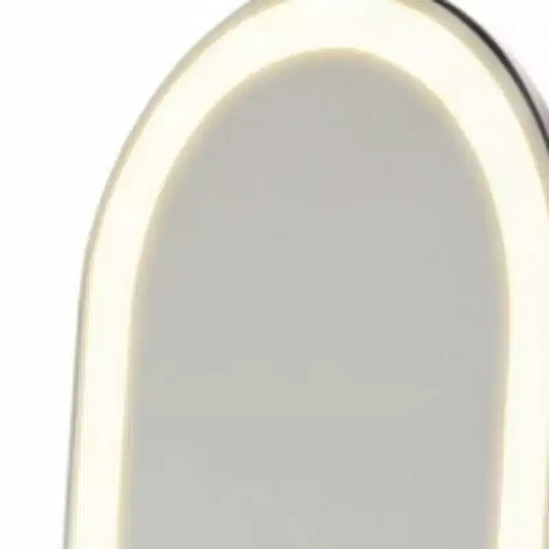 Specchio a figura intera senza cornice HomeRoots 60 Clear Arch, illuminato, da terra e a parete