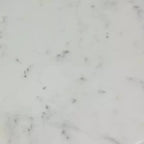 Tavolino d'appoggio Modern Accent con piano in marmo bianco e base scultorea in metallo - Tavolino rotondo contemporaneo per qualsiasi arredamento - 24, bianco e oro
