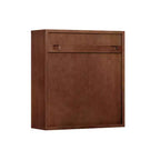Teamson Home Tremolo Mobiletto da Parete a 2 Ante Moderno Bohemien con Legno Massello e Frontali Scanalati Contemporanei