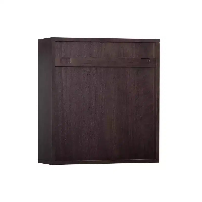 Teamson Home Tremolo Mobiletto da Parete a 2 Ante Moderno Bohemien con Legno Massello e Frontali Scanalati Contemporanei