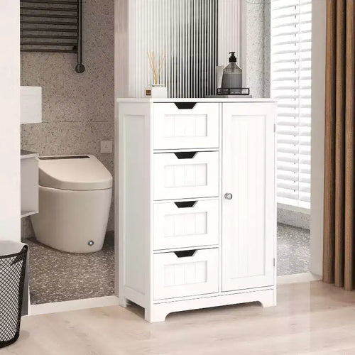 5-Drawer Bedroom Furniture Storage Cabinet - North Carolina Lacquer Finish, Foam-Packaged, Suitable for Living Room or Hallway