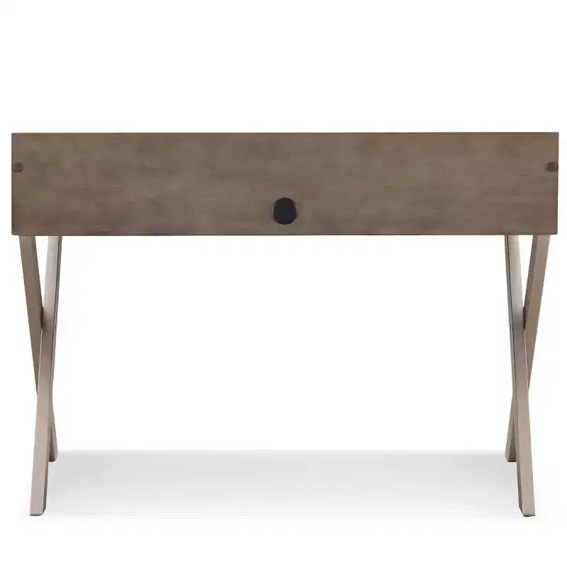 HomeStock Scrivanie da scrittura in legno colore nero da 28 pollici di altezza senza contenitori