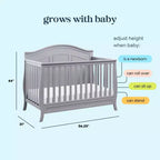 Lettino trasformabile 4 in 1 daVinci Emmett