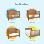 Lettino trasformabile 4 in 1 daVinci Emmett