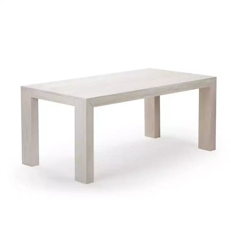 Plank+Beam 72 Set Tavolo da Pranzo Moderno in Legno Massello, + 6 Sedie Noce