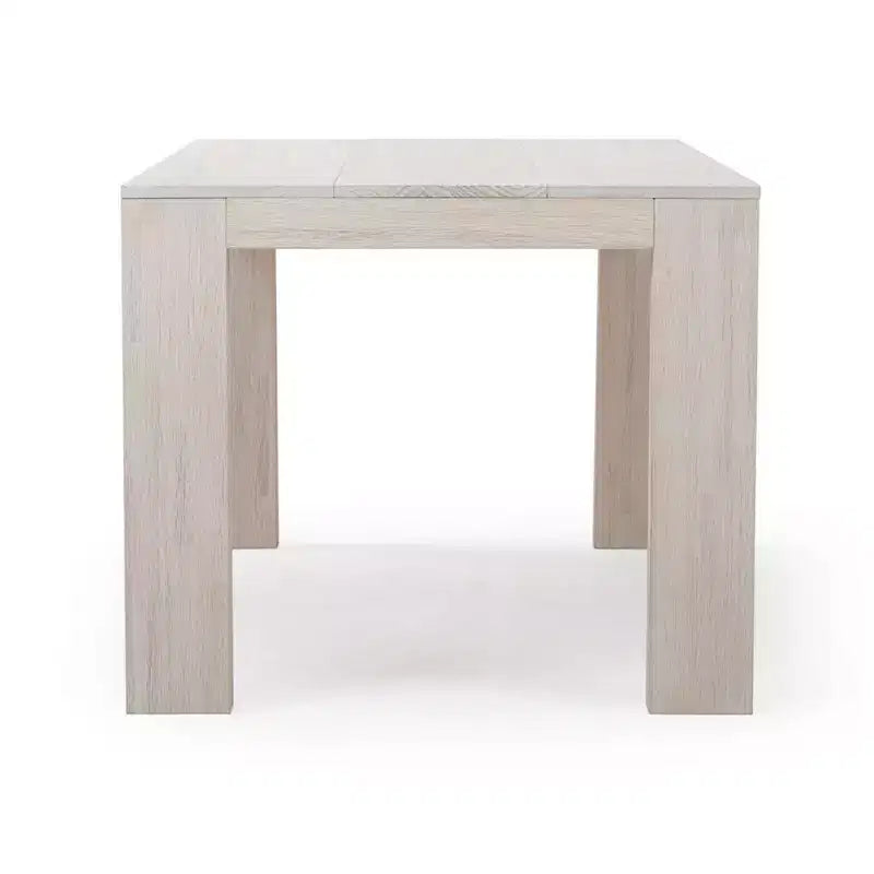 Plank+Beam 72 Set Tavolo da Pranzo Moderno in Legno Massello, + 6 Sedie Noce