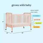 Culla convertibile 3-in-1 Jenny Lind di daVinci
