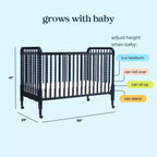 Culla convertibile 3-in-1 Jenny Lind di daVinci