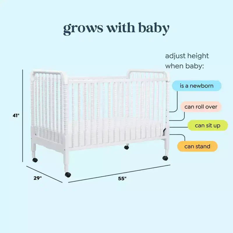 Culla convertibile 3-in-1 Jenny Lind di daVinci