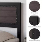 Struttura Letto Matrimoniale con 4 Cassetti Contenitore, Supporto a Doghe Metalliche, Nessuna Molla Necessaria, Design Silenzioso