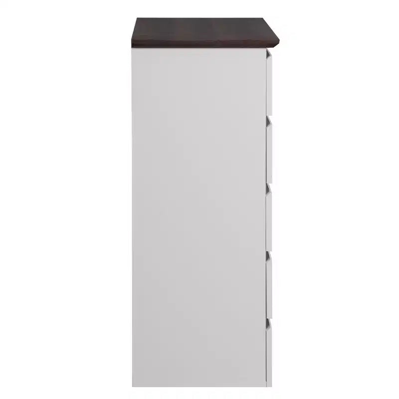 GDFStudio Myra 24 Cassettiera moderna in legno con 5 cassetti