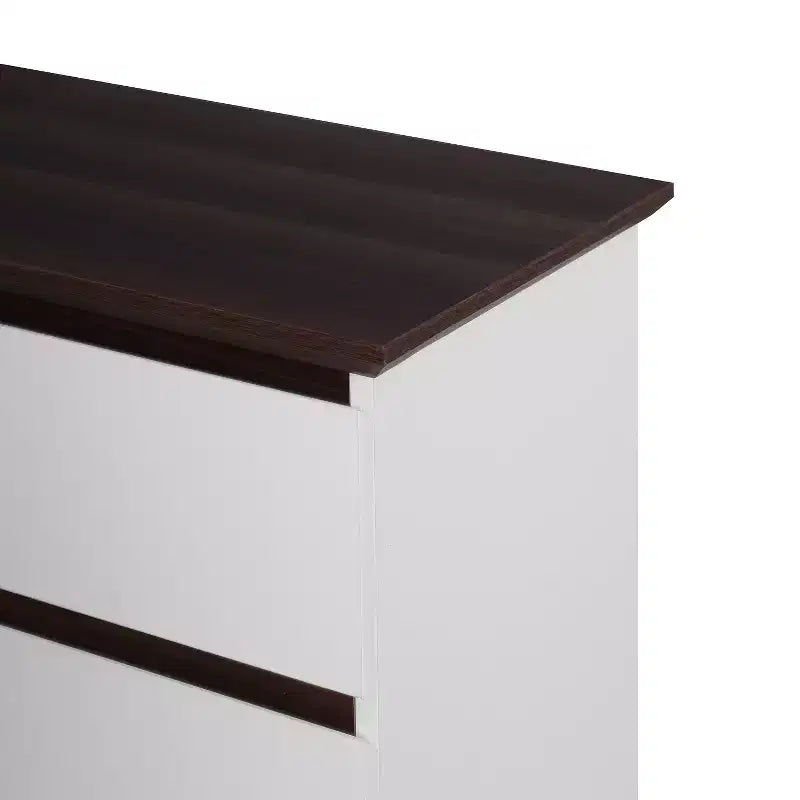GDFStudio Myra 24 Cassettiera moderna in legno con 5 cassetti